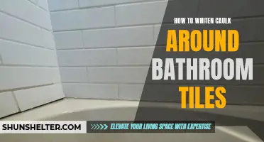 Achieve a Pristine Bathroom: How to Whiten Caulk Around Bathroom Tiles