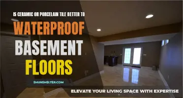 Ceramic or Porcelain: Which Tile is Best for Waterproofing Basement Floors?