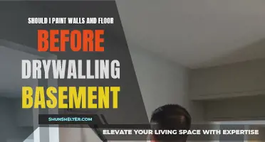 Reasons to Consider Painting Walls and Floors Before Drywalling Your Basement