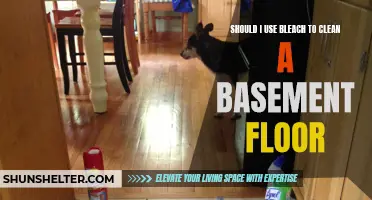 Exploring the Pros and Cons of Using Bleach to Clean Your Basement Floor