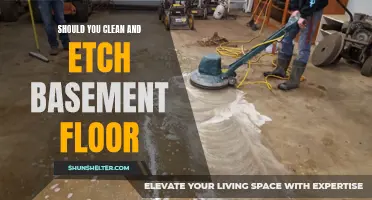 Why Cleaning and Etching Your Basement Floor is a Must