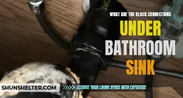 Understanding the Purpose of the Black Connections Under Your Bathroom Sink