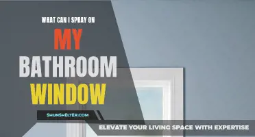 The Best Spray Solution for Your Bathroom Window