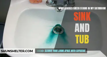 Understanding the Culprits Behind Green Stains in Your Bathroom Sink and Tub