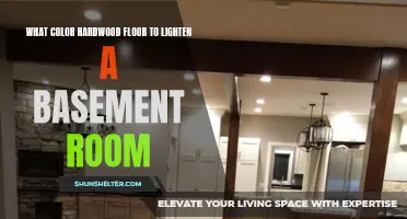 Choosing the Right Hardwood Floor Color to Brighten a Basement Room