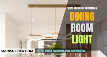 Finding the Perfect Height for Your Dining Room Light Fixture