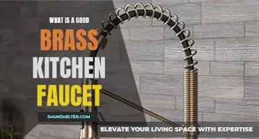 Exploring the Characteristics of a High-Quality Brass Kitchen Faucet