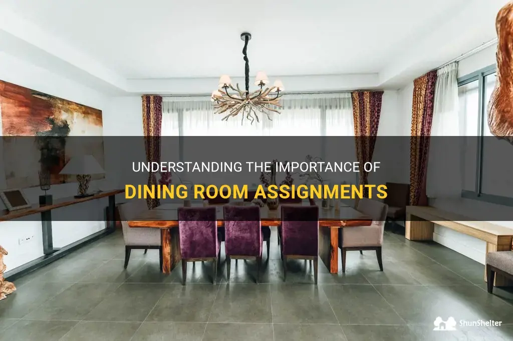 what is dining room assignment