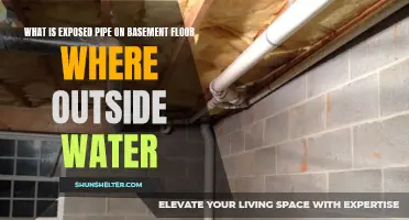 Understanding the Exposed Pipe on Your Basement Floor: A Guide to Outdoor Water Connections