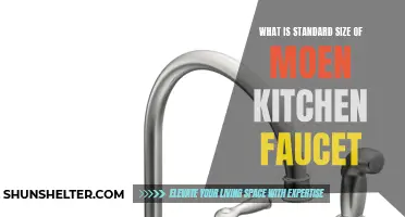 Understanding the Standard Size of Moen Kitchen Faucets