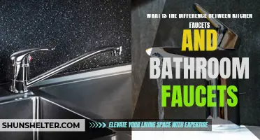 The Defining Differences Between Kitchen Faucets and Bathroom Faucets