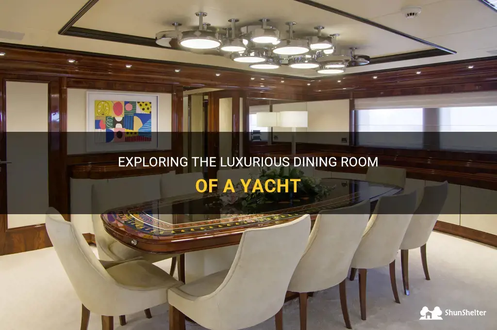 what is the dining room of a yacht