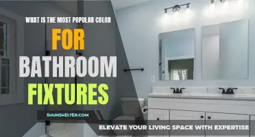 Choosing the Perfect Color for Bathroom Fixtures: Unveiling the Most Popular Shade