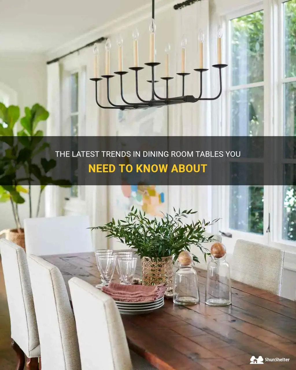 what is trending in dining room tables