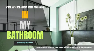 The Perfect Complementary Colors for a Light Green Bathroom Backdrop