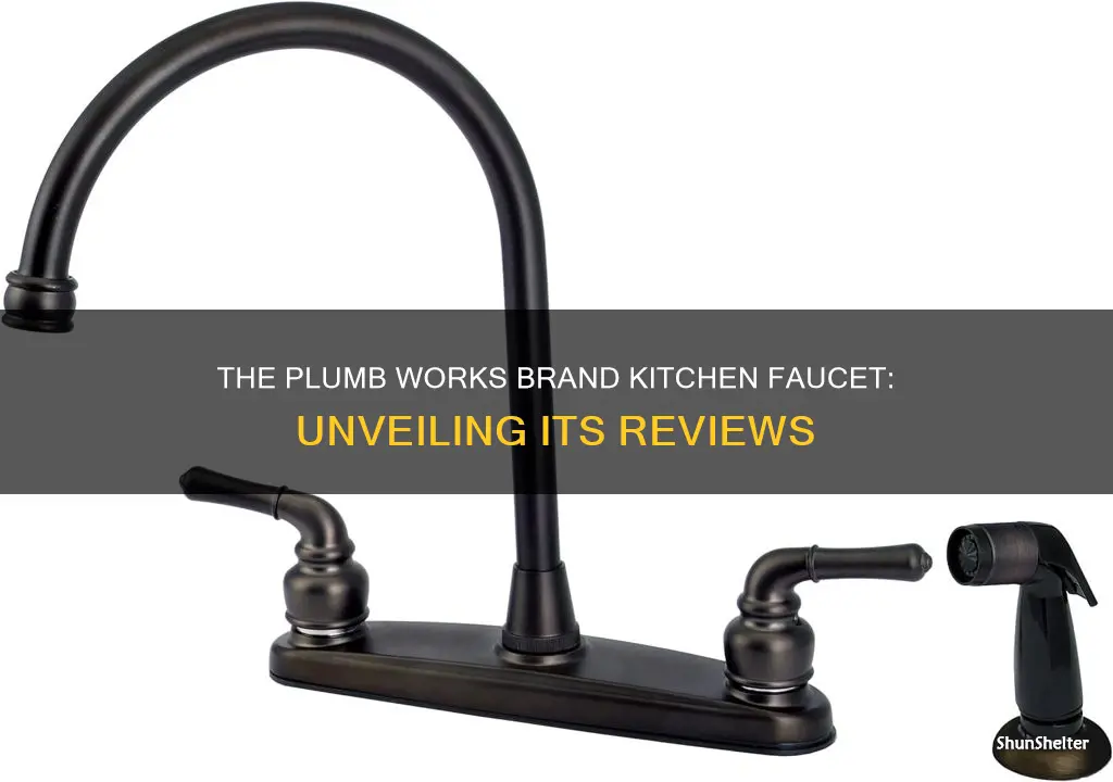 what reviews does the plumb works brand kitchen faucet have