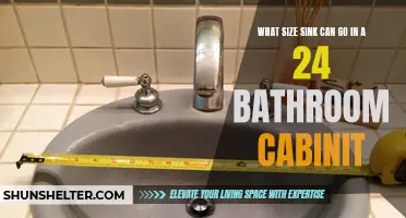 Choosing the Perfect Sink Size for Your 24-Inch Bathroom Cabinet