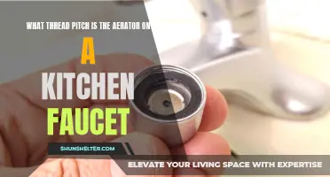 Understanding the Thread Pitch of a Kitchen Faucet Aerator: Everything You Need to Know