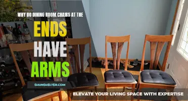 Why Dining Room Chairs at the Ends Have Arms: A Practical and Stylish Choice