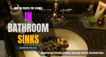The Mystery Behind Why People Place Stones in Bathroom Sinks