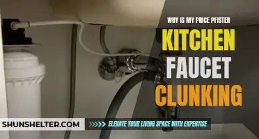 Why Does My Price Pfister Kitchen Faucet Clunk?