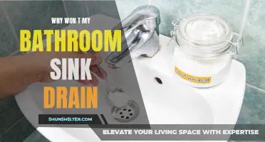 Common Reasons Why Your Bathroom Sink Won't Drain Properly