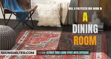 Will a Polyester Rug Work in a Dining Room?